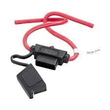 30A 12/24VDC Mini Blade In-Line Fuse Holder 30A 12/24VDC Mini Blade In-Line Fuse Holder