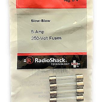 Slow-Blow 5-Amp 250-Volt Fuses Slow-Blow 5-Amp 250-Volt Fuses