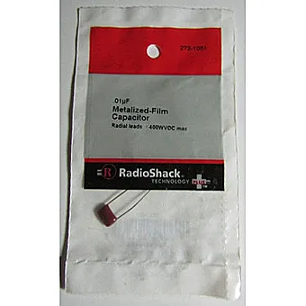 .01uF Metallized-Film Capacitor Radial Leads 400WVDC max