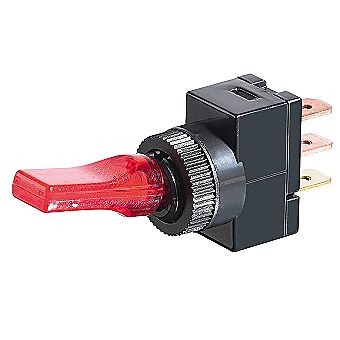 20A 12VDC Illuminated Toggle Switch. Ideal for num 20A 12VDC Illuminated Toggle Switch. Ideal for num