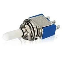 SPDT Mini Center-off Toggle Switch. Contacts rated SPDT Mini Center-off Toggle Switch. Contacts rated