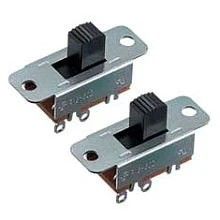 SPST Heavy-Duty Slide Switch Rated 6A at 12VAC Pkg SPST Heavy-Duty Slide Switch Rated 6A at 12VAC Pkg