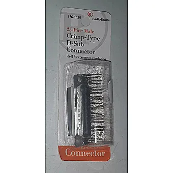 25 Pin Male Crimp-Type D-Sub Connector