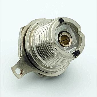 Chassis-Mount UHF SO-239 Coax Connector Chassis-Mount UHF SO-239 Coax Connector