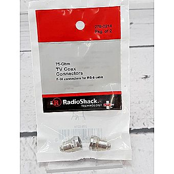 75-Ohm TV Coax Connectors 75-Ohm TV Coax Connectors