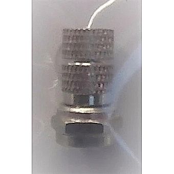 Twist-On TV Coax F Connector Twist-On TV Coax F Connector