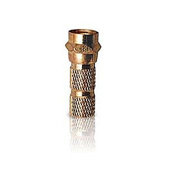 Twist-On TV Coax F Connector Twist-On TV Coax F Connector