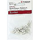 Insulated Crimp-On Spade Tongues. 5 each: #10 (22-18 gauge), #10 (16-14 gauge). Pkg of 10 - Additional Image