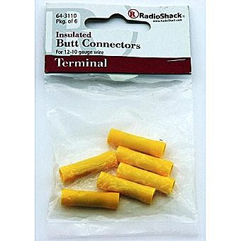 Crimp-On Insulated Butt Connectors