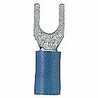 Insulated Crimp-On Spade Tongue Terminals + #8 (16-14 gauge) Pkg of 16