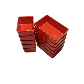 20 Red Cups Storage Containers for Our Double-side