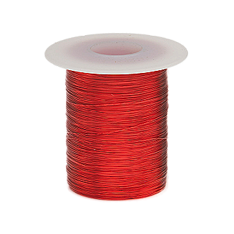 Remington Industries 28SNSP.25 28 AWG Magnet Wire, Enameled Copper Wire, 4oz, 0.0135" Diameter, 507  Length, Red (PN155) 