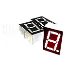 7 Segment LED Display (4pcs) - Common Anode Digital