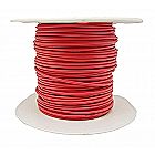 100ft Solid Copper Wire 22 Gauge UL1007 Rated RED PVC Insulated Tinned Hook-Up on Plastic Spool
