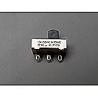 Single-Pole Double-Throw (SPDT/1P2T) Large Slide Switch with Lug Terminals - 7.4mm Spacing