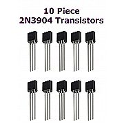 2N3904 Through Hole Three Terminal NPN Transistors – 10pc