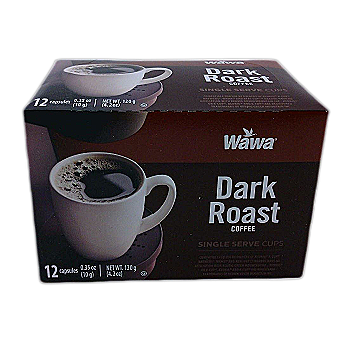 WaWa K-Cups Dark Roast Flavor 12 Pack for Keurig