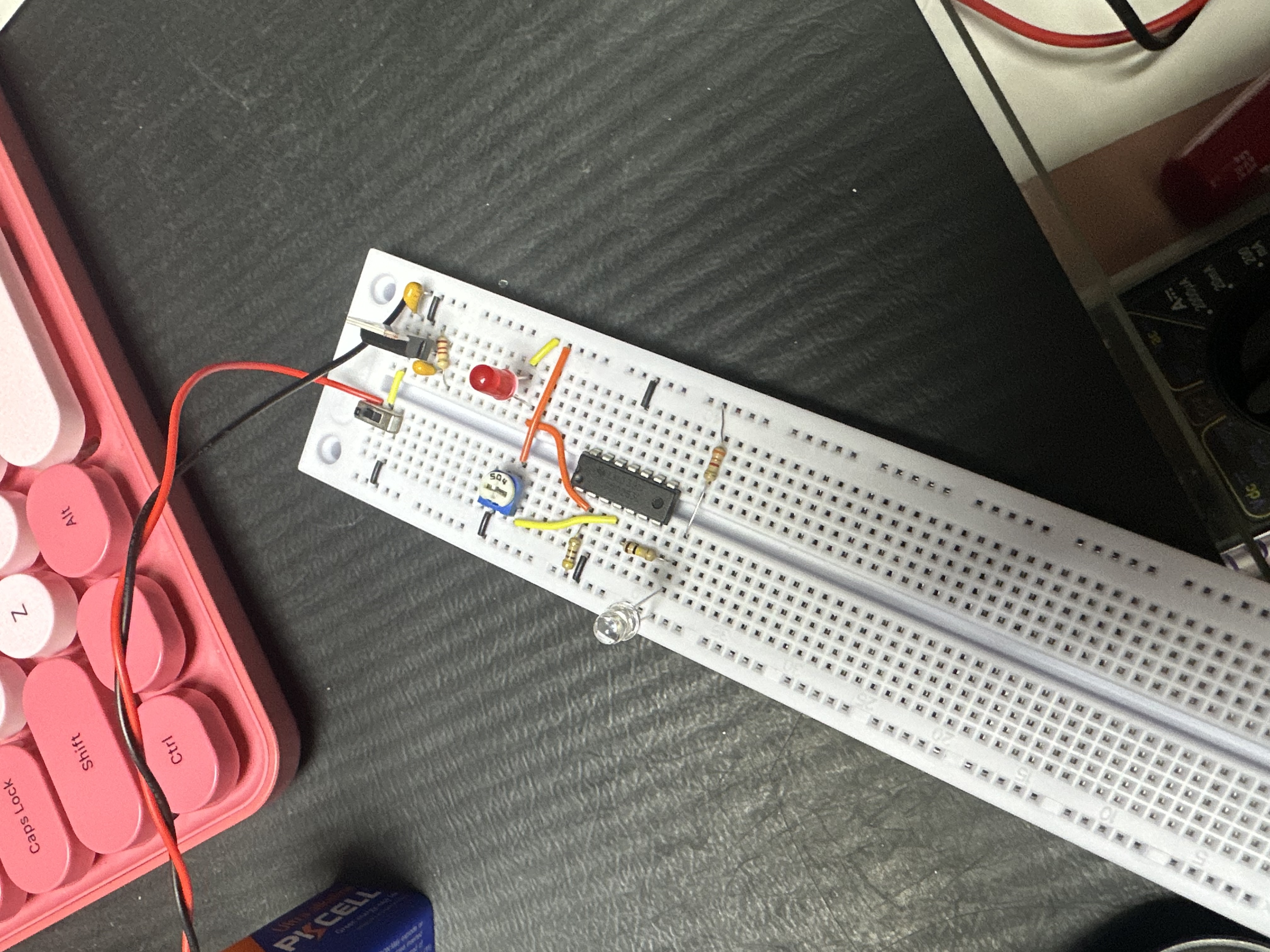 Pink Keyboard Makes Electronics!