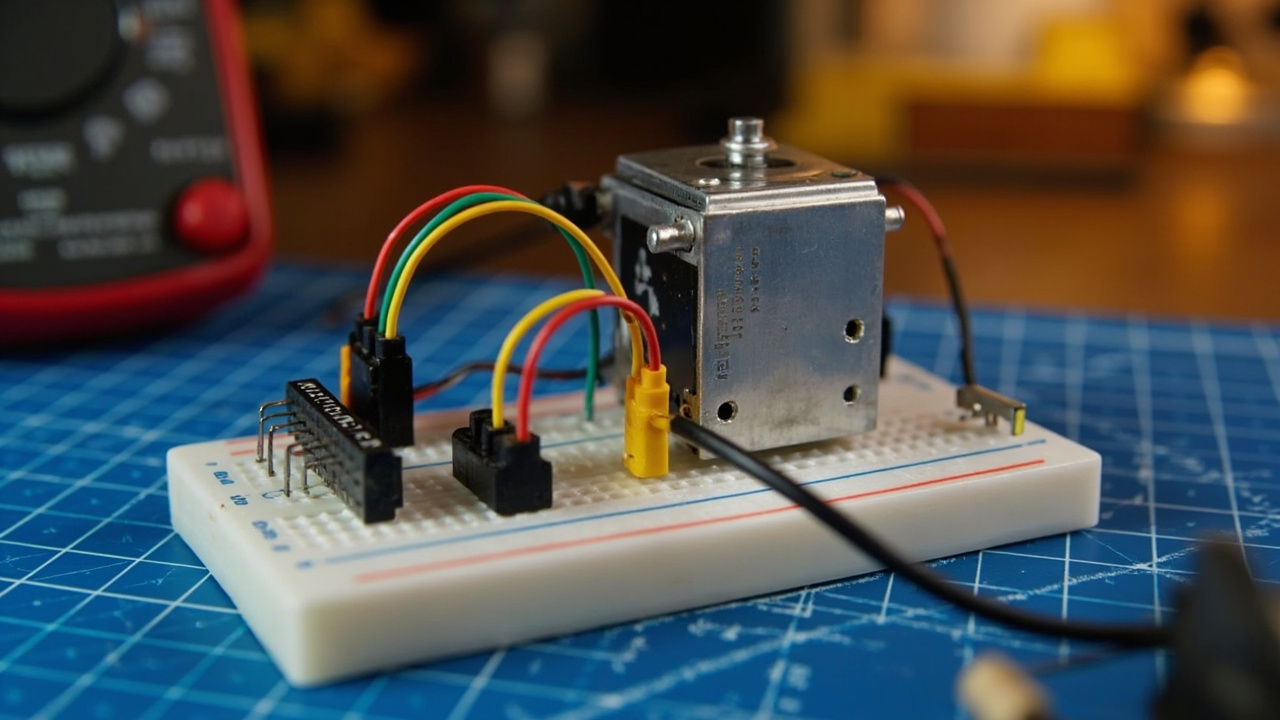 Potentiometer-Controlled Servo Test Rig electronics project