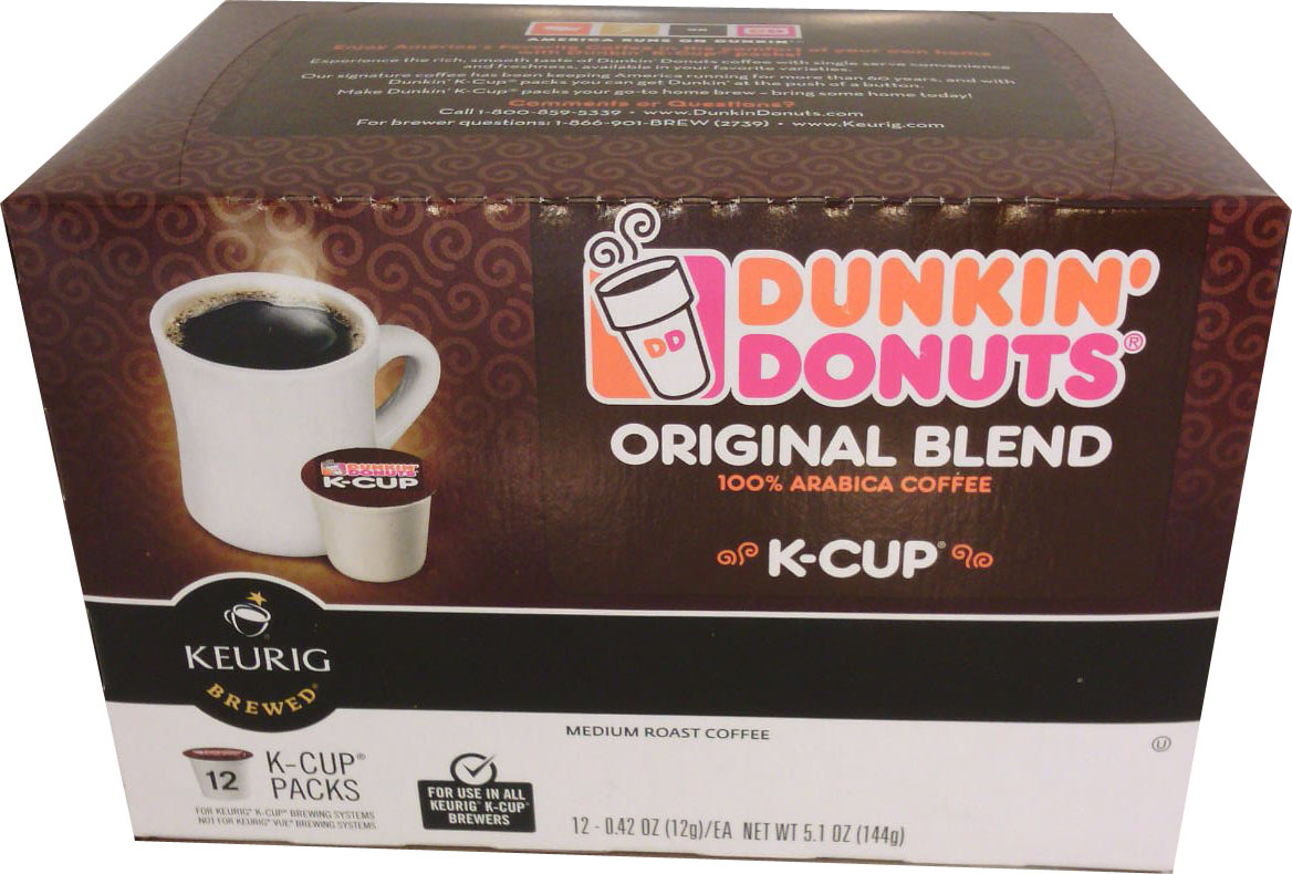 Dunkin Donuts K Cups Original Flavor 12 Kcup Pack for Keurig