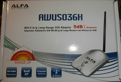 AWUS036H 1000mW Long Range 802.11bg Adapter