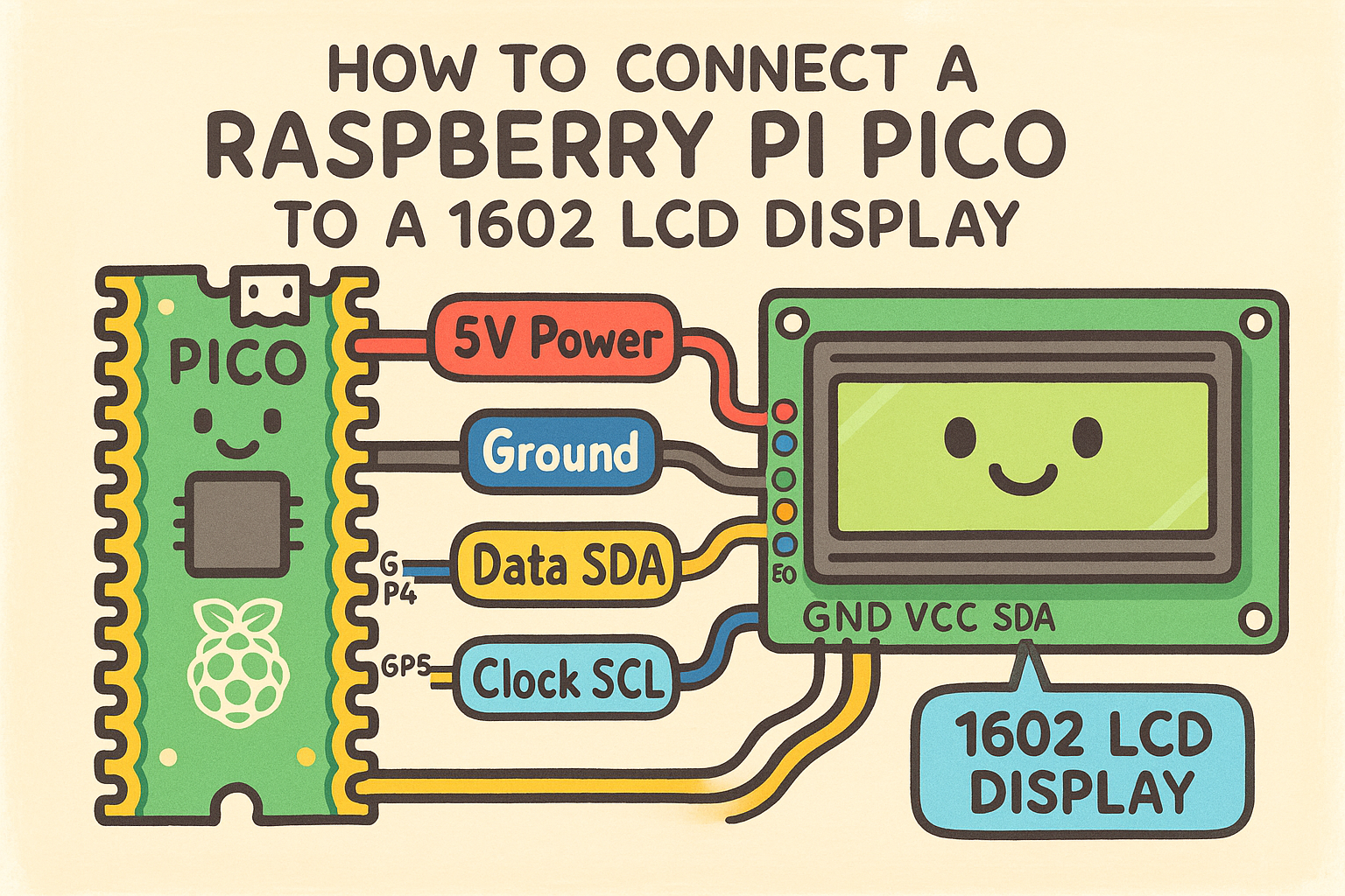 Cartoon wiring diagram